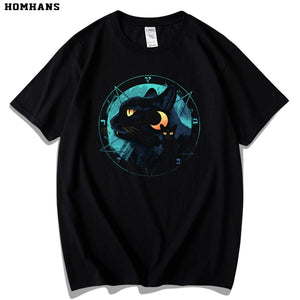 Dreamy Moonlight Cat T-shirt
