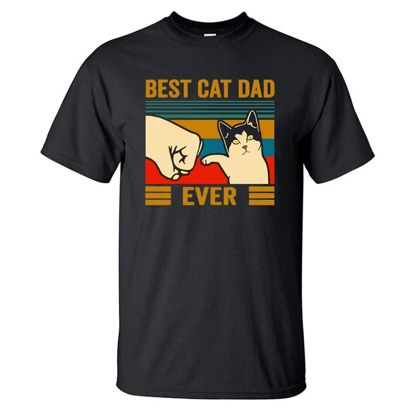 Best Cat Dad Ever Summer Men's T Shirt