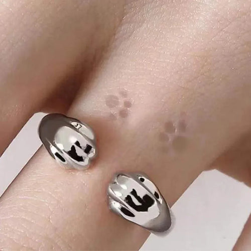 Cute Cat Paw Print Ring